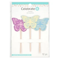 Butterfly Cupcake Toppers, 12ct. by Celebrate It®