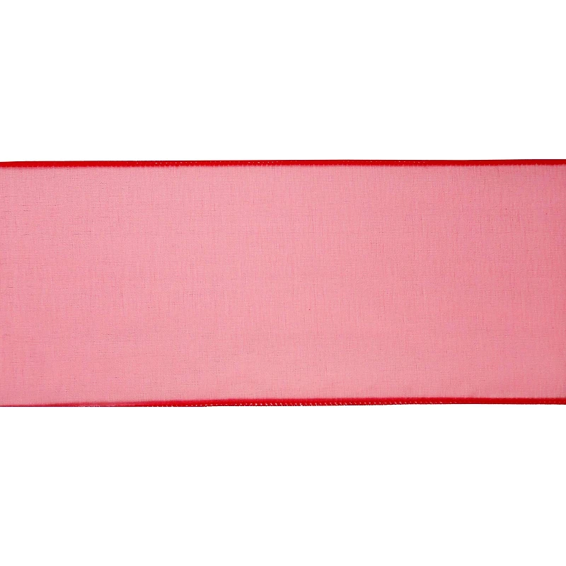 4" x 10yd. Sheer Wired Ribbon by Celebrate It® Specialty