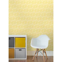 RoomMates Minions Line Art Yellow Peel & Stick Wallpaper