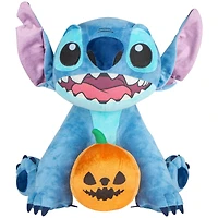 18" Stitch with Jack-O'-Lantern Halloween Greeter