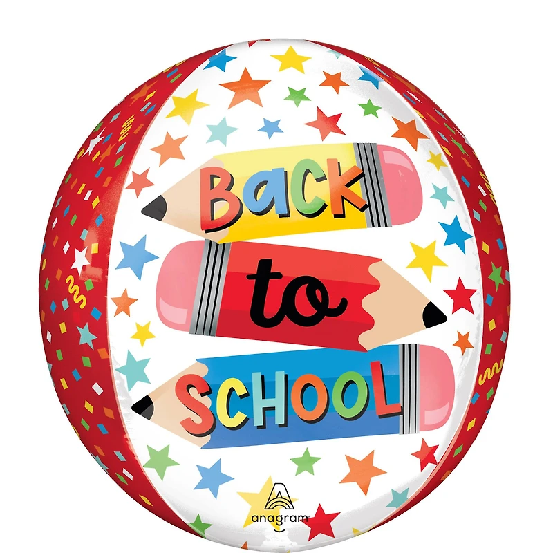 Orbz® 16" Write On Back to School Foil Balloon