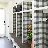 RoomMates Buffalo Plaid Peel & Stick Wallpaper