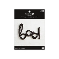 24" Black Boo! Foil Balloon by Celebrate It™