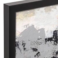 Jungle Cat Abstract 20" x 30" Black Framed Canvas