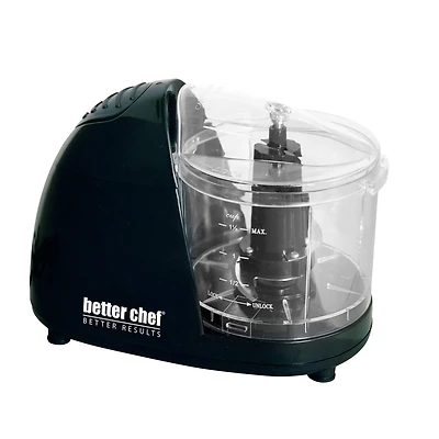 Better Chef 1.5 Cup Black Compact Chopper
