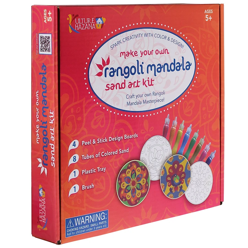 Kulture Khazana Make Your Own Rangoli Mandala Sand Art Kit