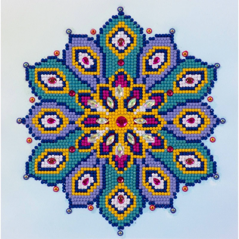 Diamond Dotz® at Home Beginner Mandala Blush Diamond Painting Kit