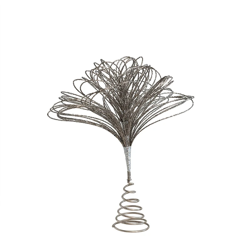 Hello Honey® 15" Gunmetal Bead Tree Topper