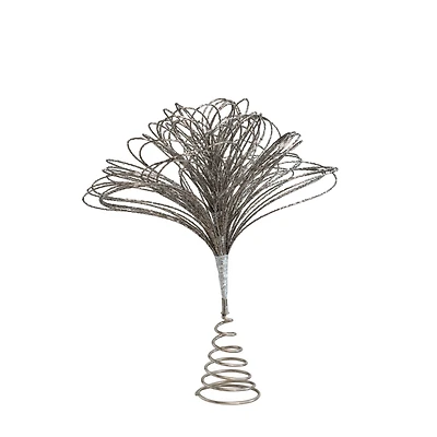 Hello Honey® 15" Gunmetal Bead Tree Topper