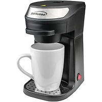 Brentwood Black Single-Serve Coffee Maker with Mug