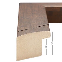 Craig Frames 4 Pack: Contemporary Rustic Copper Picture Frame with Mat