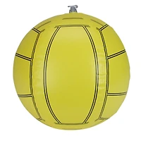 16" Yellow & Black Inflatable Beach Volleyball Water Toy