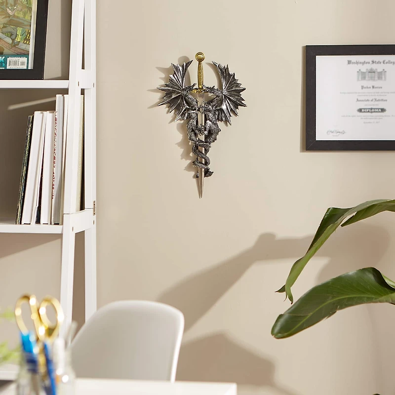 Dragon Dagger Wall Plaque