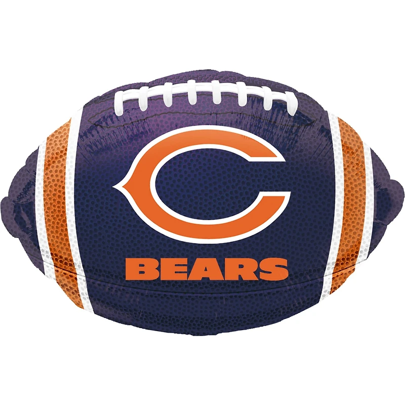 17" Chicago Bears Football Foil Balloon