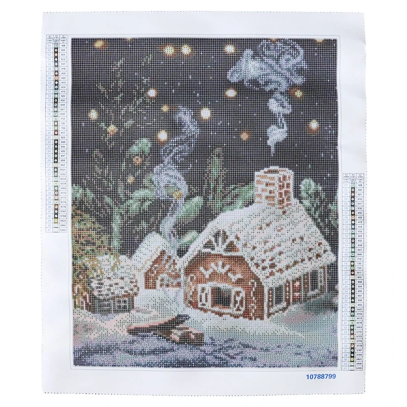 16" x 20" Gingerbread House Diamond Art Kit by Make Market®