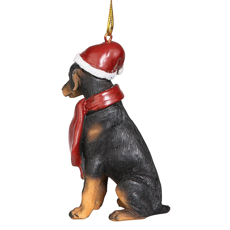 3.5" Doberman Pinscher Holiday Dog Ornament