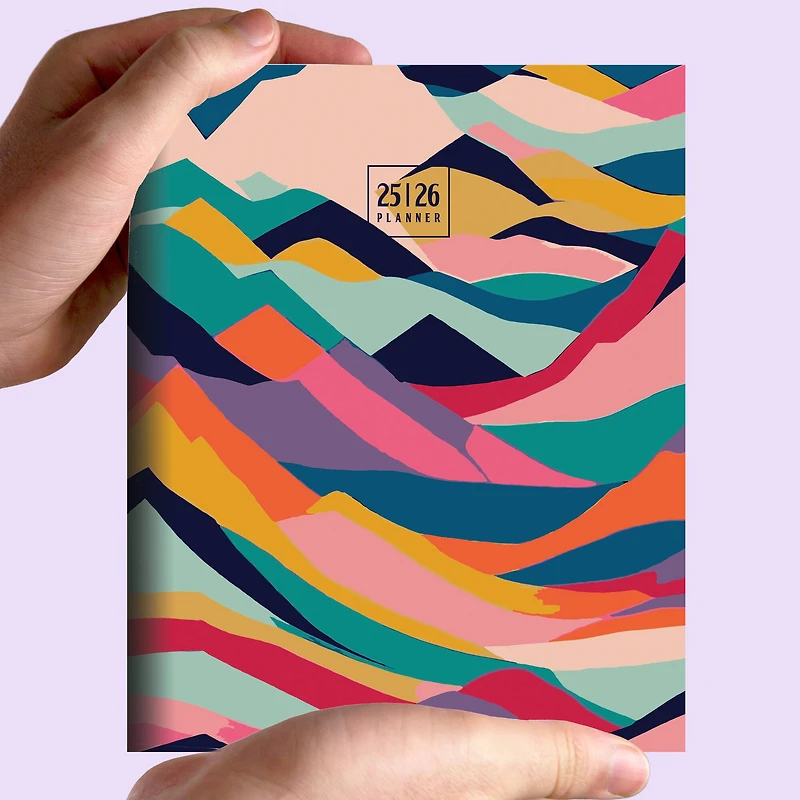 TF Publishing 2025-2026 Peaks & Valleys Medium Monthly Planner