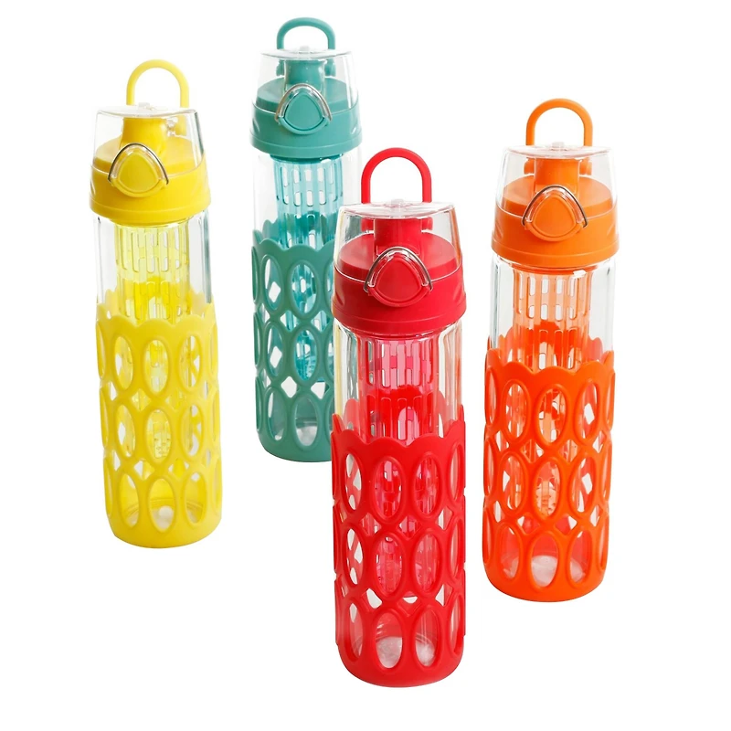 Gibson Home® Rainbow Cool 20oz. Hydration Bottle Set