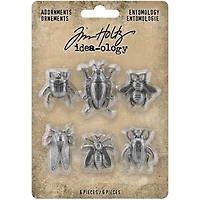 Idea-Ology Metal Adornments 5/Pkg-Entomology