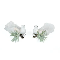 White Clip-On Doves, 2ct. by Ashland®