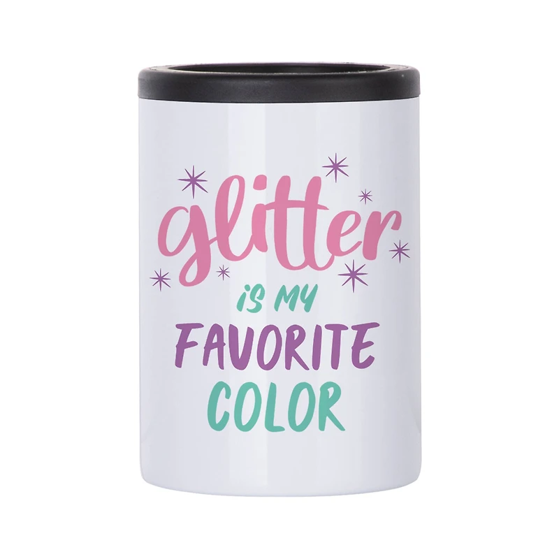 Craft Express 12oz. White Stainless Steel Can Cooler, 4ct.