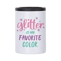 Craft Express 12oz. White Stainless Steel Can Cooler, 4ct.