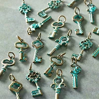 Found Objects™ Patina Key Charms By Bead Landing™