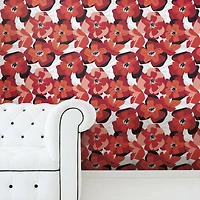 RoomMates Red Poppy Punch Peel & Stick Wallpaper