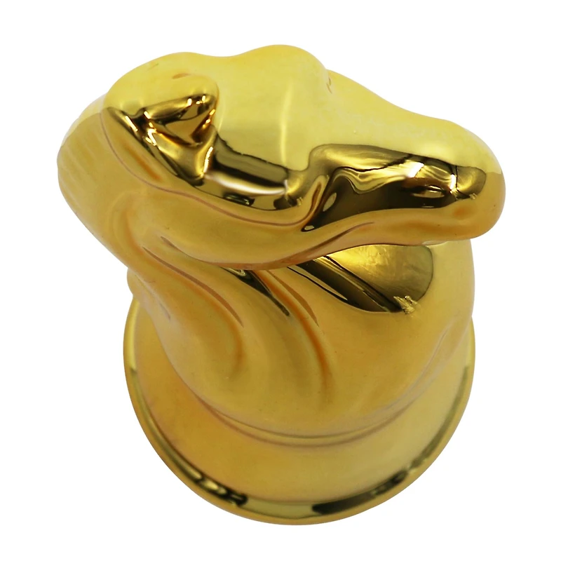 5.5" Gold Knight Ceramic Tabletop Chess Piece by Ashland®