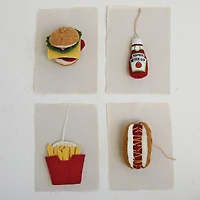 Hello Honey® Handmade Wool Felt Hot Dog Ornament