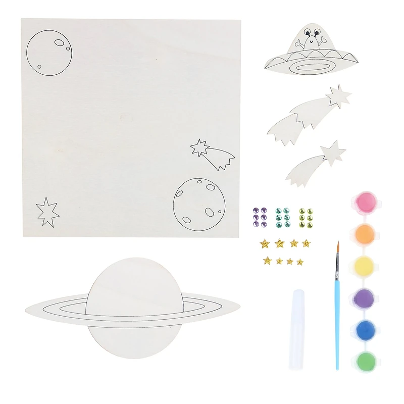 Space Wood Scene Craft Kit by Creatology™