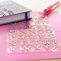 12 Packs: 80 ct. (960 total) Small Silver Alphabet Stickers by Recollections™
