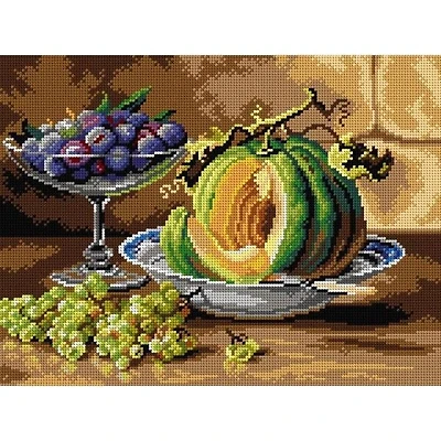 Orchidea Louis Letsch Still Life Pumpkins Gobelin Canvas For Halfstitch Without Yarn