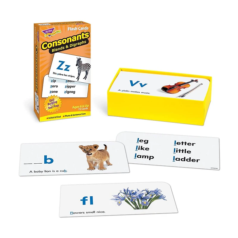 Trend Enterprises® Consonants Skill Drill Flash Cards