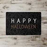 Happy Halloween Spider Webs 27" x 18" Floor Mat