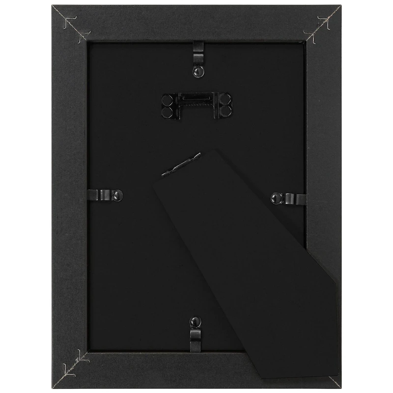 WallsThatSpeak Black Picture Frame with Easel and Glass