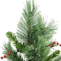 24" Unlit Mixed Cashmere Berry Pine Medium Artificial Christmas Tree