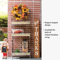 Glitzhome® 68" Farmhouse Metal Planter Stand