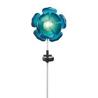 21.5" Blue Flower Solar Stake