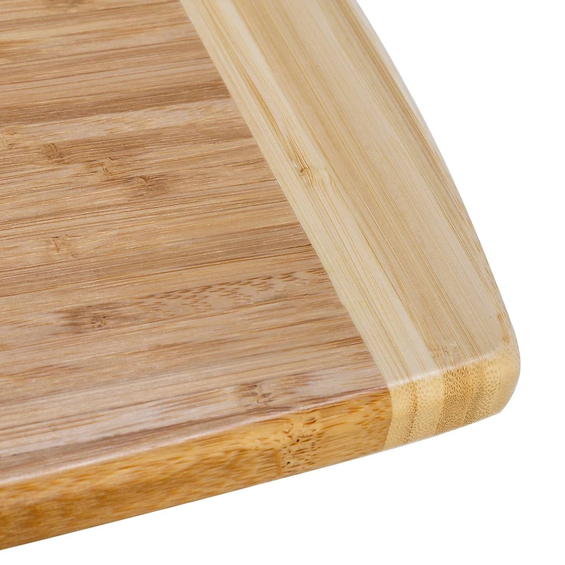 Honey Can Do Joyce Chen Burnished Bamboo Cutting Board, 10'' x 15''
