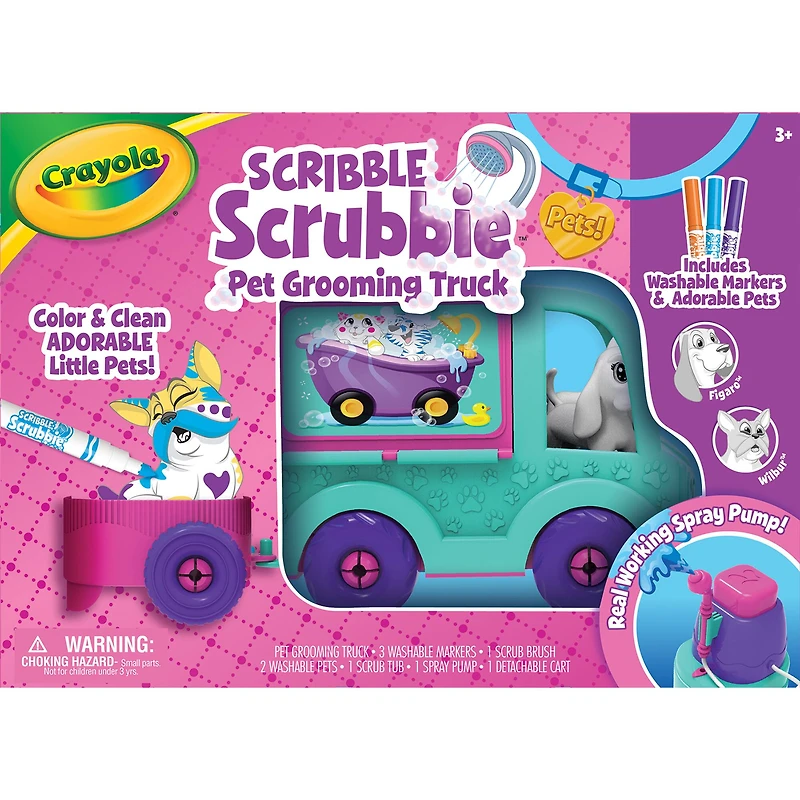 Crayola® Scribble Scrubbie® Pets! Pet Grooming Truck