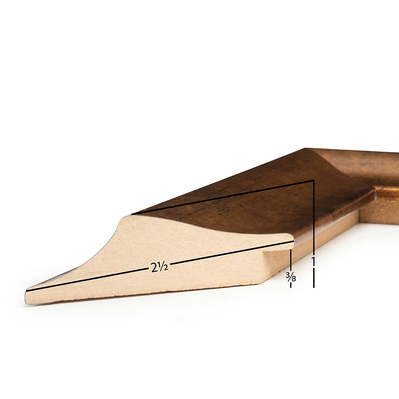 Frame USA Verona Wide Bronze Single Image Picture Frame