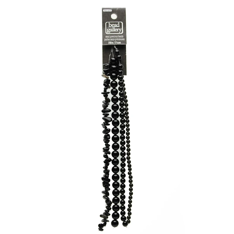Black Obsidian Beads Value Pack by Bead Landing™