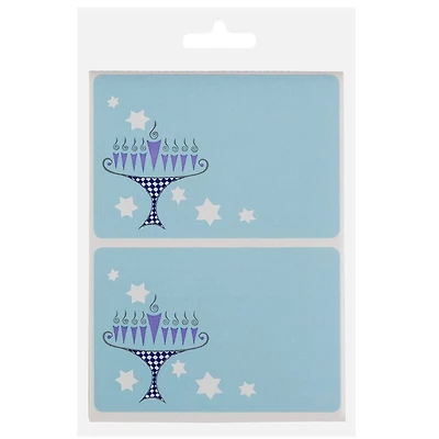 JAM Paper Hanukkah Holiday Gift Tag Stickers, 24ct.