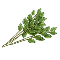 Green & Yellow Fabric Leaf Embellishments by Recollections™