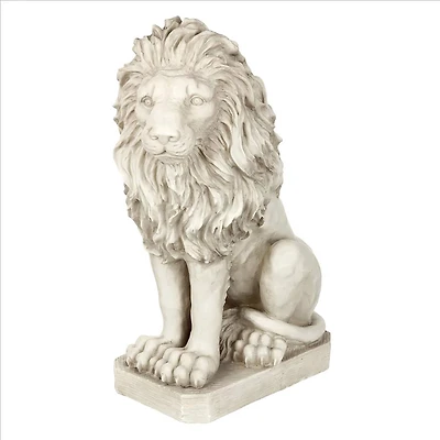 Design Toscano 21" Mansfield Manor Lion Sentinel Statue