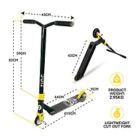 HY-PRO Zinc Yellow Void Stunt Scooter