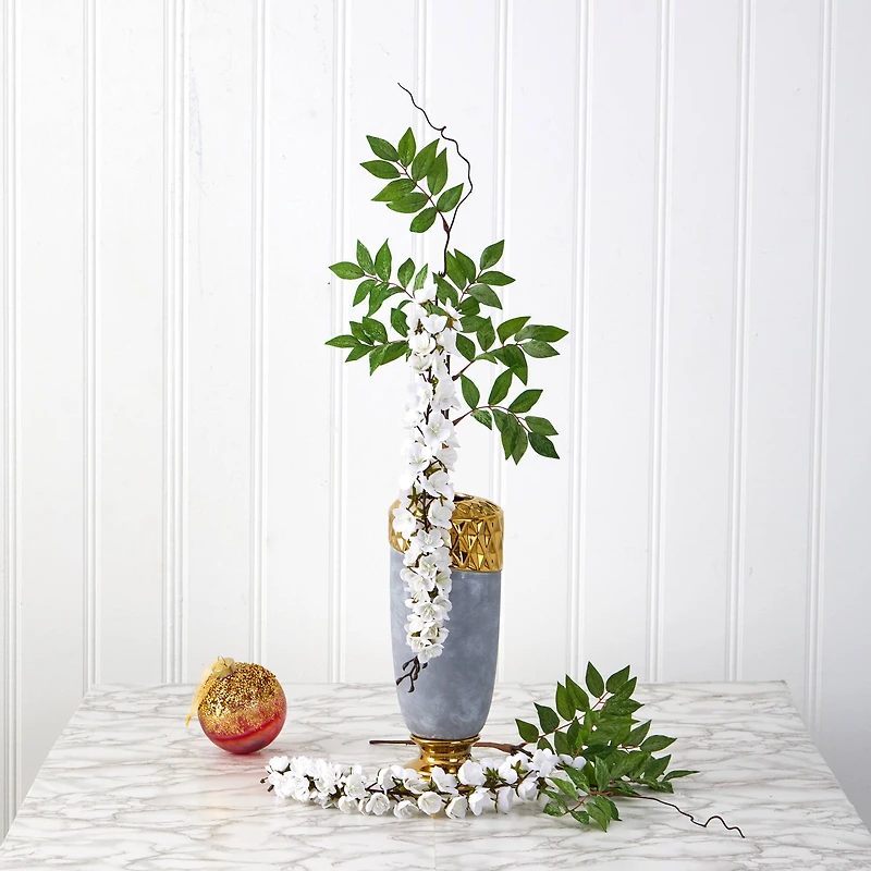 Wisteria Artificial Flower Stem, 8ct.