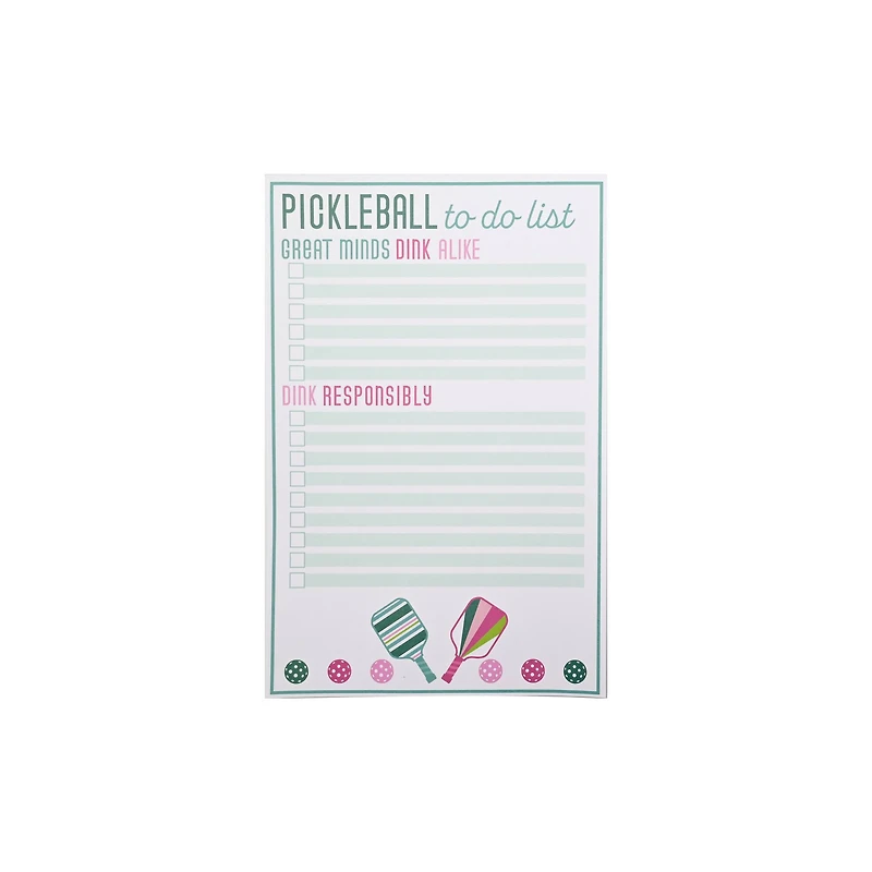 Assorted 6" x 9" Pickleball Notepad, 1pc. by Fab Finds