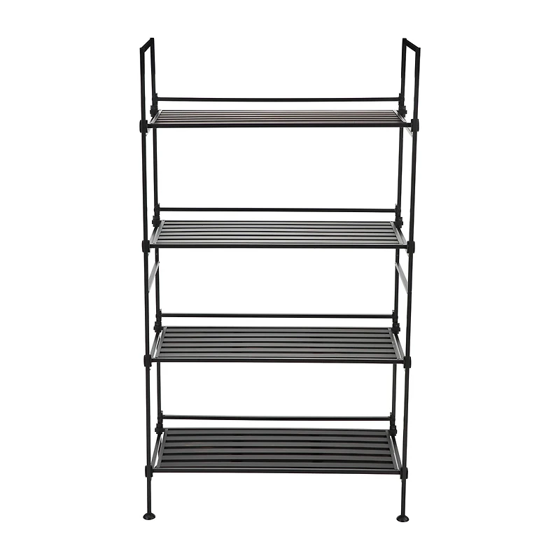 Organize It All 4 Tier Espresso Freestanding Shelf